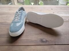 Hakiki Deri Casual  Mavi Erkek Spor Ayakkabısı