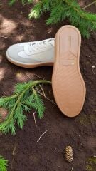 Hakiki Deri Casual  Beyaz Erkek Spor Ayakkabı