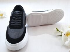 Hakiki Deri Siyah Casual Erkek Ayakkabısı