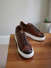 Hakiki Deri Kahverengi Casual Erkek Ayakkabısı