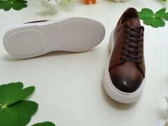 Hakiki Deri Kahverengi Casual Erkek Ayakkabısı