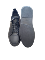 Hakiki Deri Siyah Erkek Casual Ayakkabı