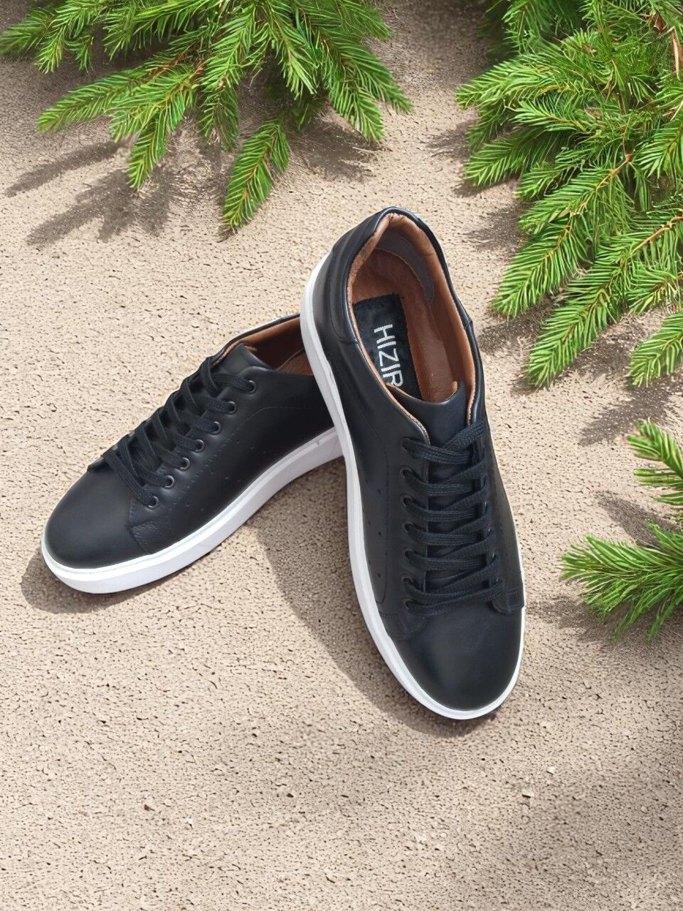 Hakiki Deri Casual Siyah Erkek Ayakkabısı