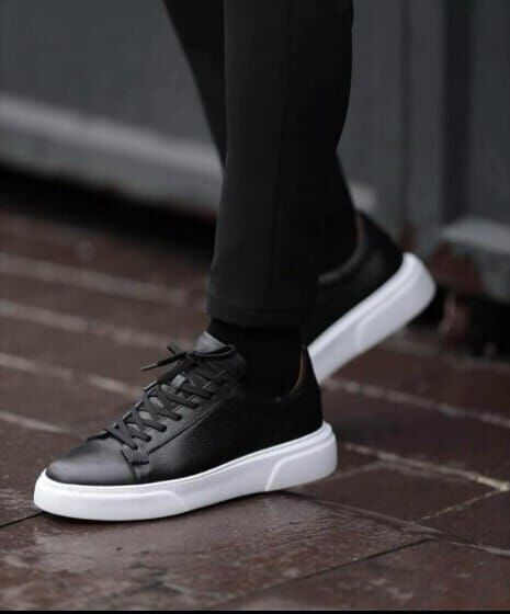 Hakiki Deri Casual Siyah Erkek Ayakkabısı