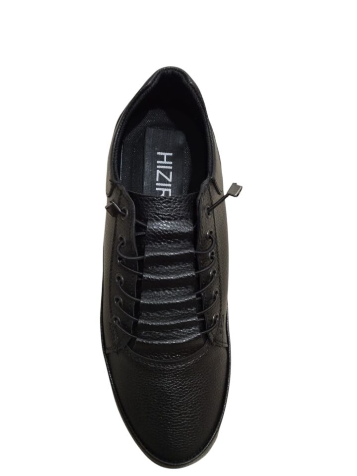 Erkek Siyah Vegan Deri Ayakkabı