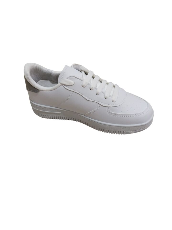 Kadın Beyaz Gri Spor Ayakkabısı