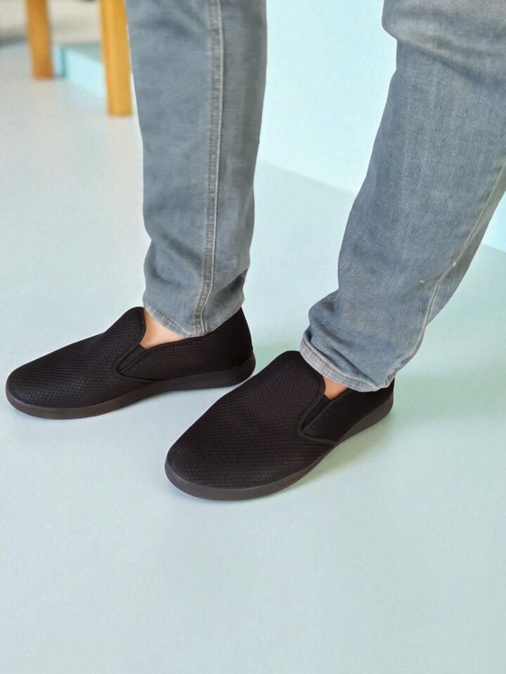 Siyah Triko Erkek Ayakkabısı