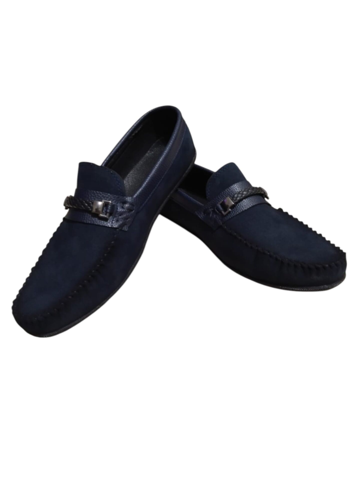 Erkek Mavi Loafer Ayakkabı