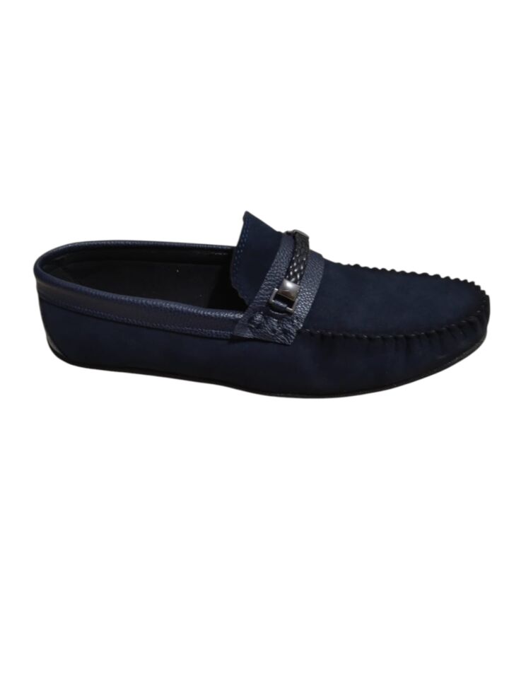 Erkek Mavi Loafer Ayakkabı