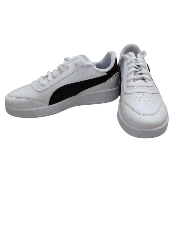 Kadın Beyaz Siyah Günlük Spor Ayakkabısı