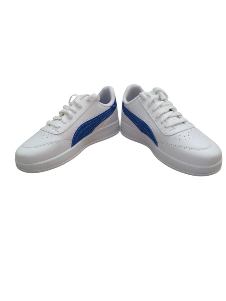 Kadın Beyaz Mavi Günlük Spor Ayakkabısı