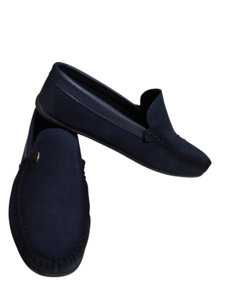 Mavi Renk Erkek Loafer Ayakkabı
