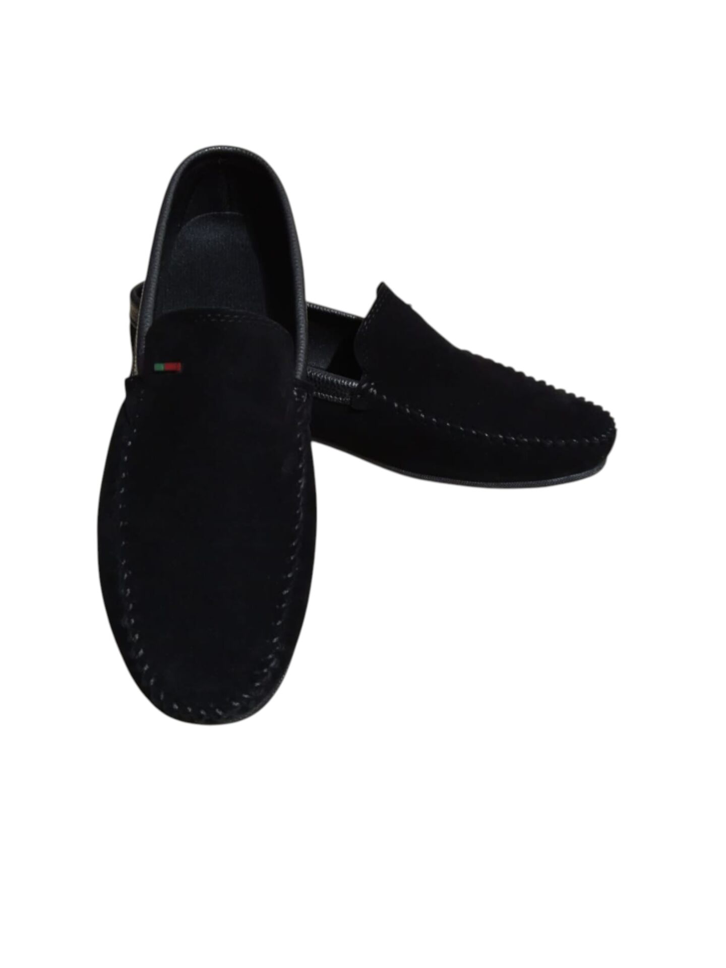 Siyah Erkek Süet Loafer Ayakkabı