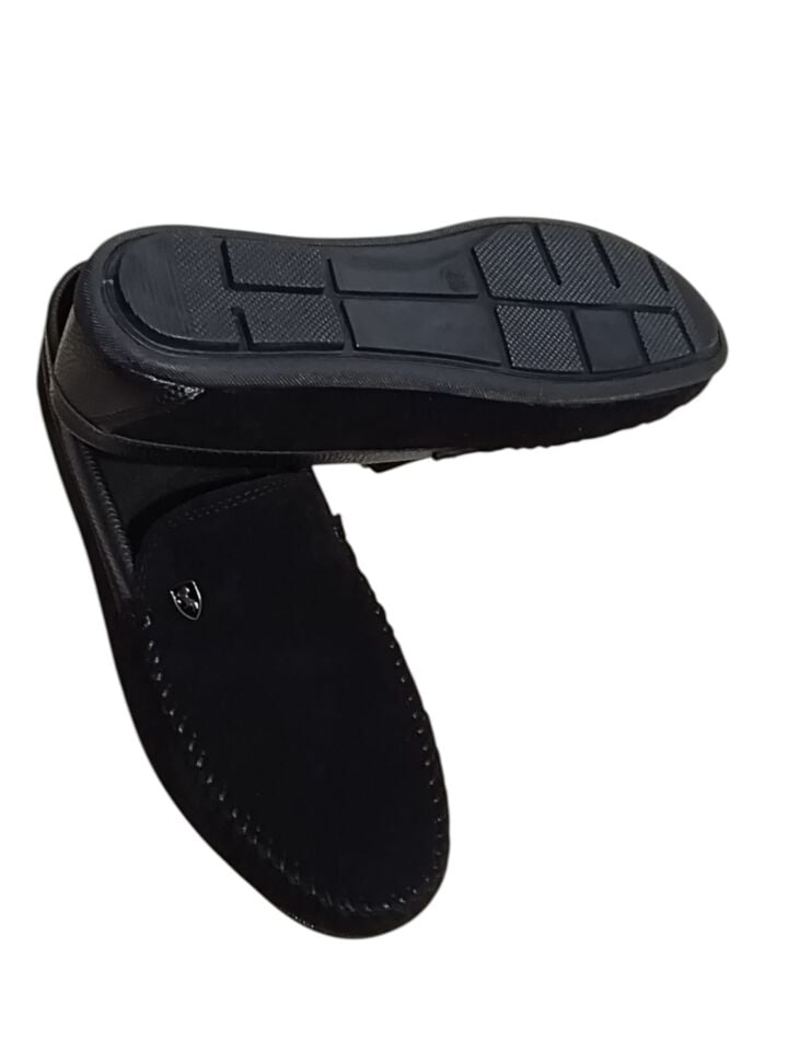 Siyah Süet Erkek Loafer Ayakkabı